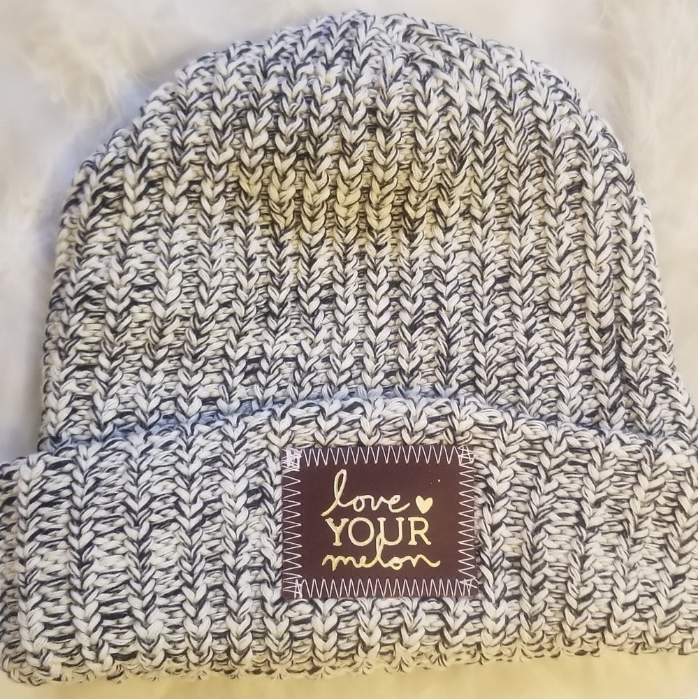 Love Your Melon Gold Foil Beanie